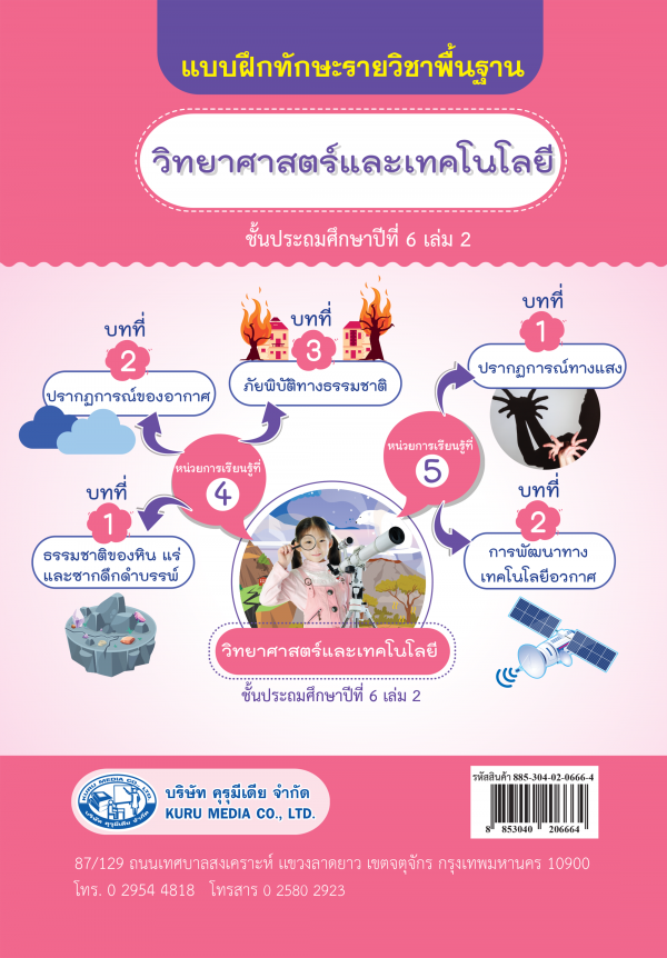แบบฝึกทักษะรายวิชาพื้นฐาน วิทยาศาสตร์และเทคโนโลยี ป.6 เล่ม 2 - Image 2