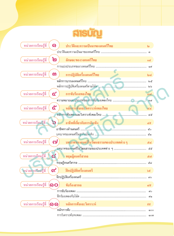 หนังสือเรียนรายวิชาพื้นฐาน ดนตรี ม.2 - Image 2