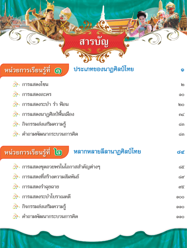 หนังสือเรียนรายวิชาพื้นฐาน นาฏศิลป์ ม.5 - Image 2