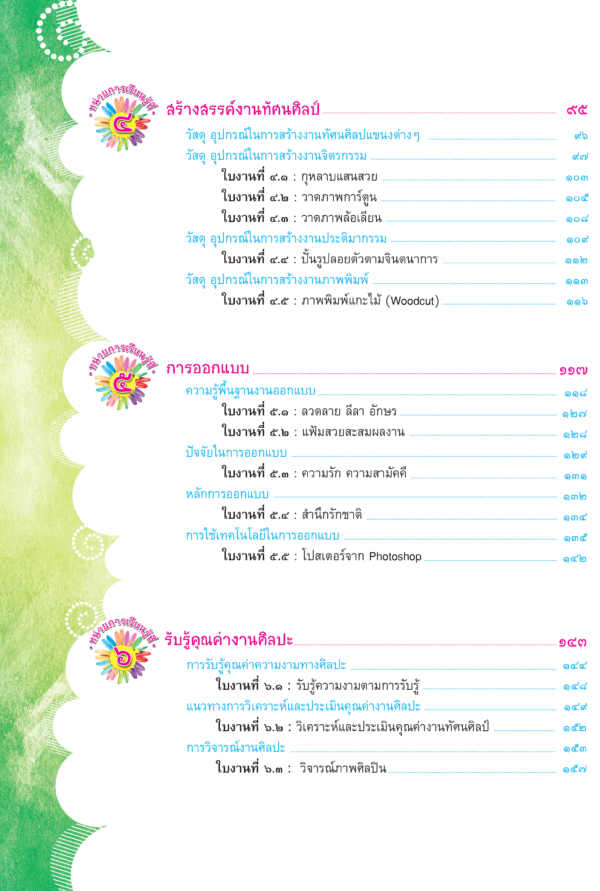 หนังสือเรียนรายวิชาพื้นฐาน ทัศนศิลป์ ม.4-6 - Image 3